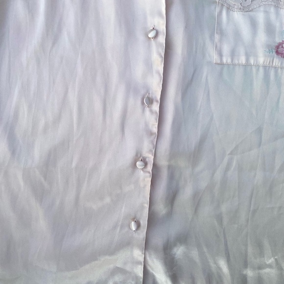 Victoria’s Secret PINK coquette baby pink satin pj set - Picture 4 of 9